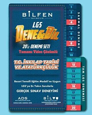 8.Sınıf Denebil T.C İnkılap Tarihi ve Atatürkçülük 20`lİ Deneme Seti - Kolektif kitap kapağı