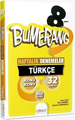 8. Sınıf LGS Bumerang 32 Haftalık Türkçe Denemeleri - Kolektif kitap kapağı