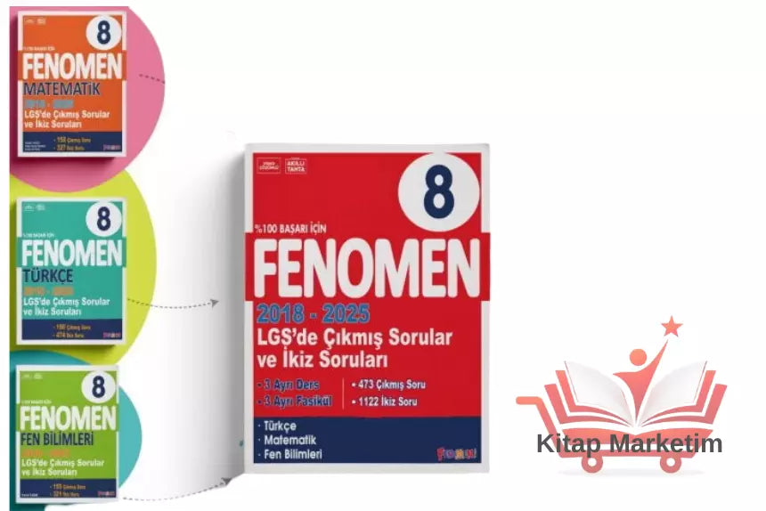 8.Sınıf LGS Çıkmış Sorular ve İkiz Soruları Seti (6 Kitap) kitap kapağı