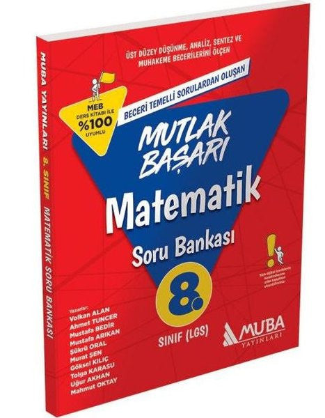8.Sınıf LGS Mutlak Başarı Matematik Soru Bankası - 1 - 2.Dönem - Kolektif kitap kapağı