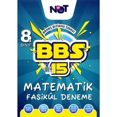 8.Sınıf Matematik 15 Deneme Fasikül Bbs - Binot Yayınları kitap kapağı
