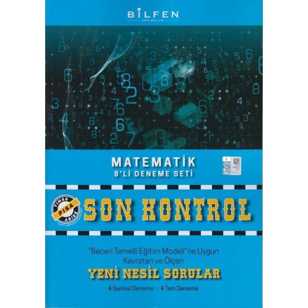 8.Sınıf Matematik Son Kontrol 8'li Deneme - Kolektif kitap kapağı