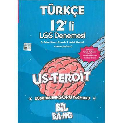 8.Sınıf Türkçe 12 Li Lgs Deneme Bil Bang - Kültür Yayıncılık - Kolektif kitap kapağı