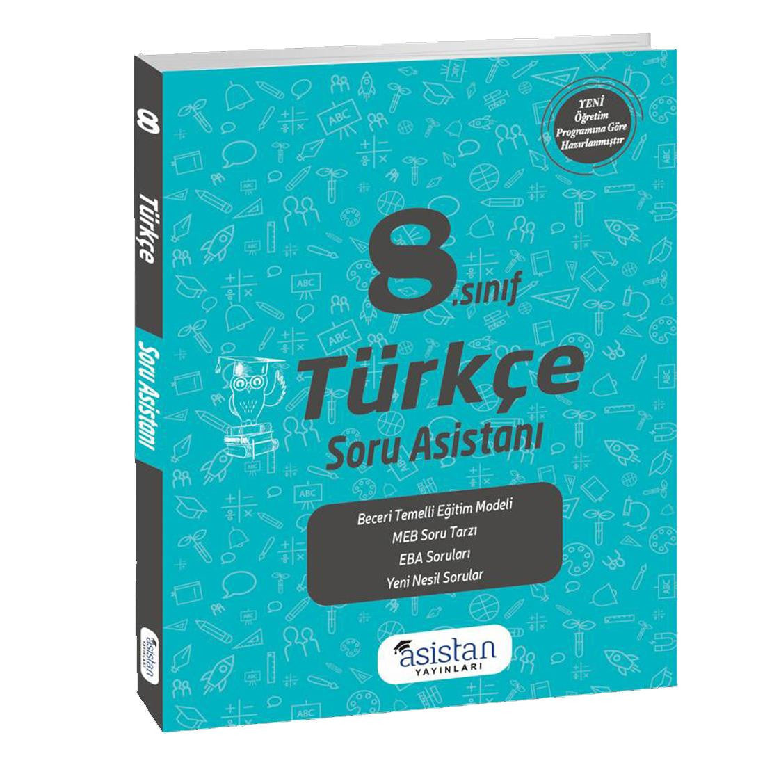 8.Sınıf Türkçe Soru Asistanı - Asistan Yayınları - Kolektif kitap kapağı