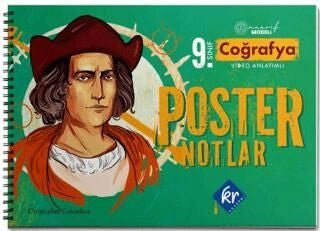 9. Sınıf Coğrafya Poster Notlar KR Akademi kitap kapağı