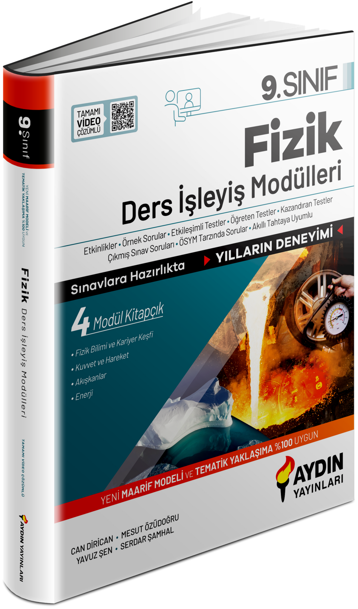 9. Sınıf Fizik Ders İşleyiş Modülleri Aydın 2026 kitap kapağı