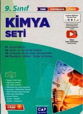 9. Sınıf Kimya Anadolu Seti - Komisyon kitap kapağı