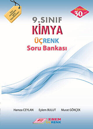 9. Sınıf Kimya Soru Bankası - Komisyon kitap kapağı