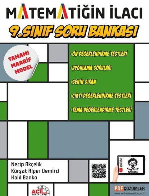 9. Sınıf Matematiğin İlacı Soru Bankası Acil Yayınları kitap kapağı