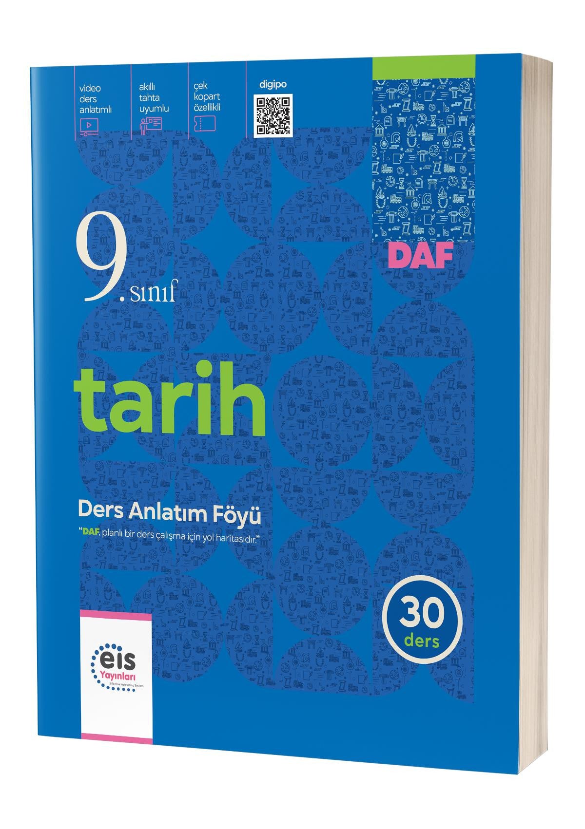 9. Sınıf Tarih DAF Ders Anlatım Föyleri 2025 Güncel Müfredat - Kolektif kitap kapağı