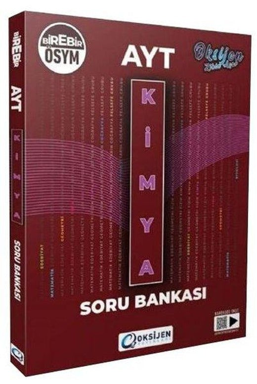 AYT Kimya Soru Bankası | Oksijen Yayınları - Eğitim (İnce Kapak)