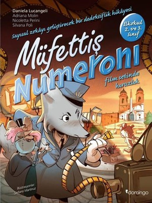Müfettiş Numeroni 1: Film Setinde Hırsızlık - Sayısal Zek Gelişimi İçin Etkinlikli Ve Çıkartmalı Dedektiflik Çizgi Romanı | Domingo Yayınevi