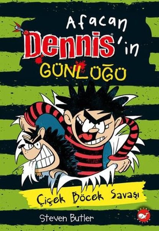 Afacan Dennis'in Günlüğü 2 - Çiçek Böcek Savaşı | Beyaz Balina Yayınları (Ciltli)