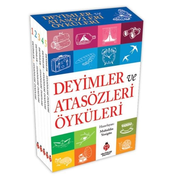 Deyimler ve Atasözleri Öyküleri Seti - 5 Kitap Takım | Uğurböceği (İnce Kapak)