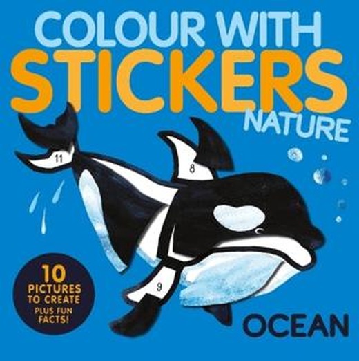 Colour with Stickers: Ocean | Little Tiger Group (Ciltsiz)