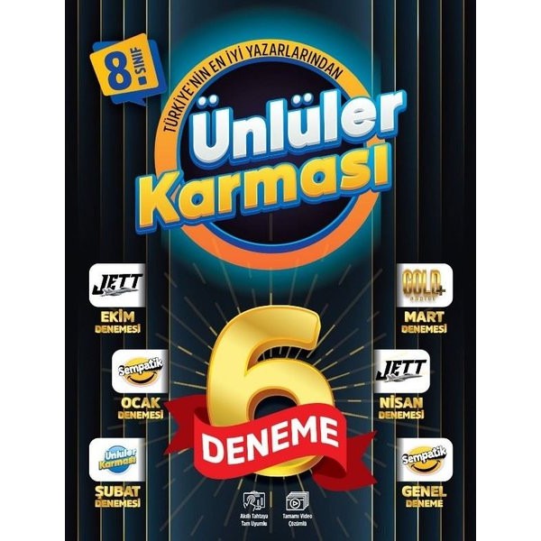 8.Sınıf 6 lı Karma Deneme