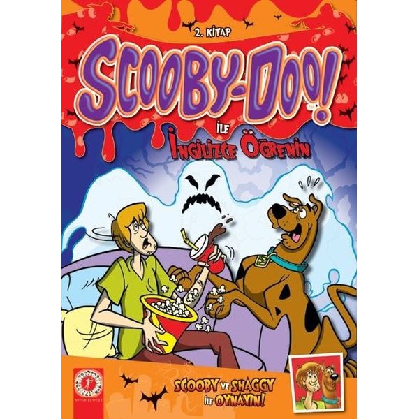 Scooby-Doo! İle İngilizce Öğrenin 2.Kitap - Scooby ve Shaggy ile Oynayın | Artemis Çocuk (İnce Kapak)