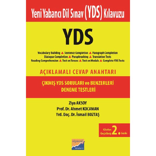 Çıkmış YDS Soruları ve Deneme Testleri | Siyasal Kitabevi - Eğitim (Ciltsiz)