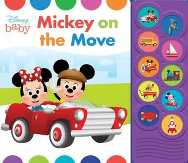 Disney Baby Mickey Mouse, Minnie, And More!: Mickey On the Move | Pi Kids (Ciltli)