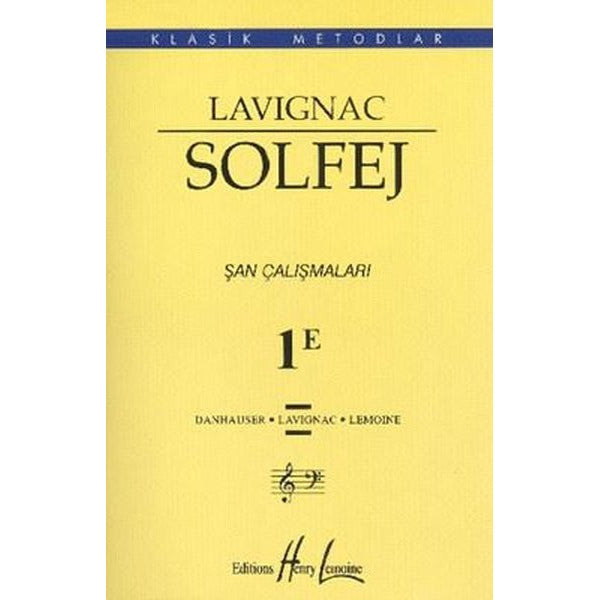 Lavignac Solfej 1E (Küçük Boy)