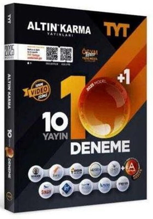 2025 TYT 10'lu Deneme | Altın Karma Yayınları (İnce Kapak )