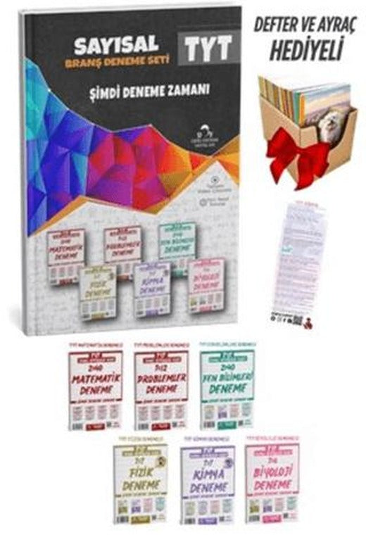 2025 TYT Sayısal 6 Fasikül 39 Deneme Sınavı Seti + Defter Hediyeli | Ders Ortamı Yayınları (Ciltsiz)