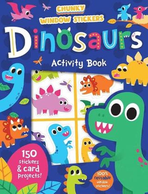 Chunky Window Stickers - Dinosaurs Activty Book | IMAGINE THAT (Ciltsiz)