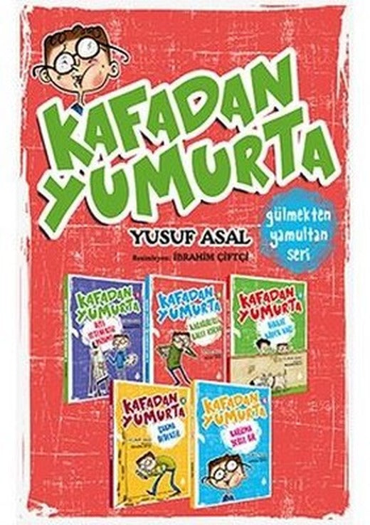 Kafadan Yumurta Seti - 5 Kitap Takım | Uğurböceği (İnce Kapak)