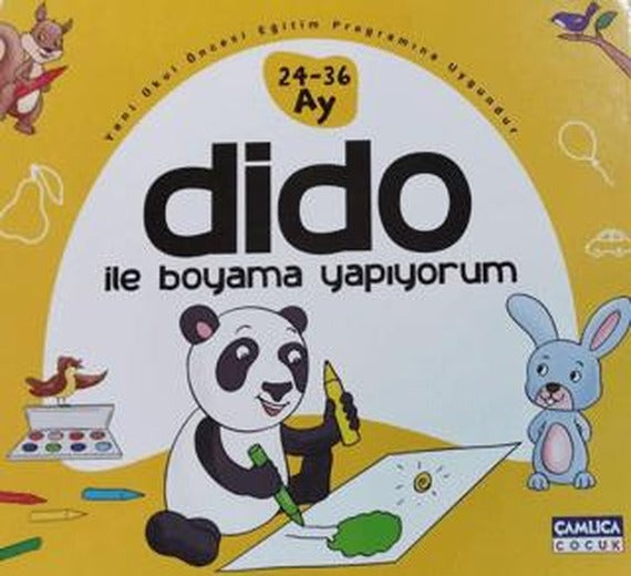 Dido ile Boyama Yapıyorum | Çamlıca Çocuk Yayınları (Ciltsiz)