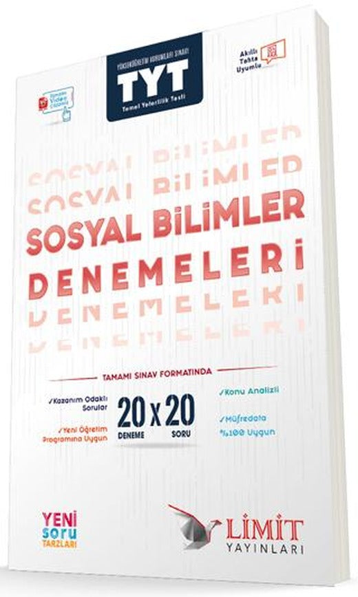 YKS TYT Sosyal Bilimler 20x20 Deneme Sınavları