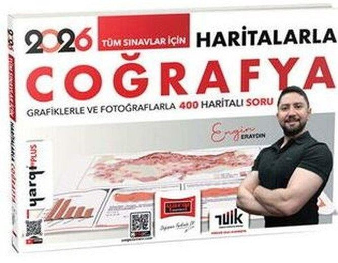 2026 Tüm Sınavlar İçin Haritalarla Coğrafya Grafiklerle ve Fotoğraflarla 400 Haritalı Soru | Yargı Yayınları (İnce Kapak)
