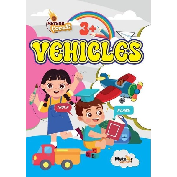 Vehicles Türkçe-İngilizce Boyama Kitabı