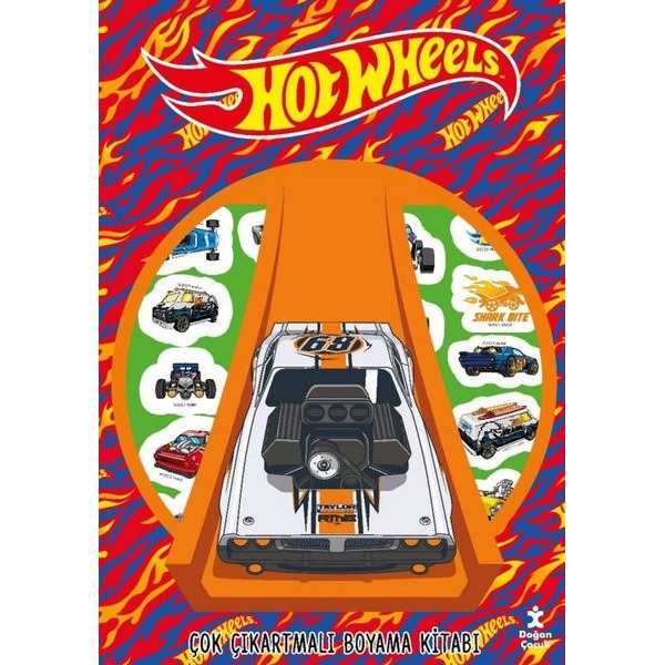 Hot Wheels - Zıpır Boyama Kitabı | Doğan Çocuk (İnce Kapak)
