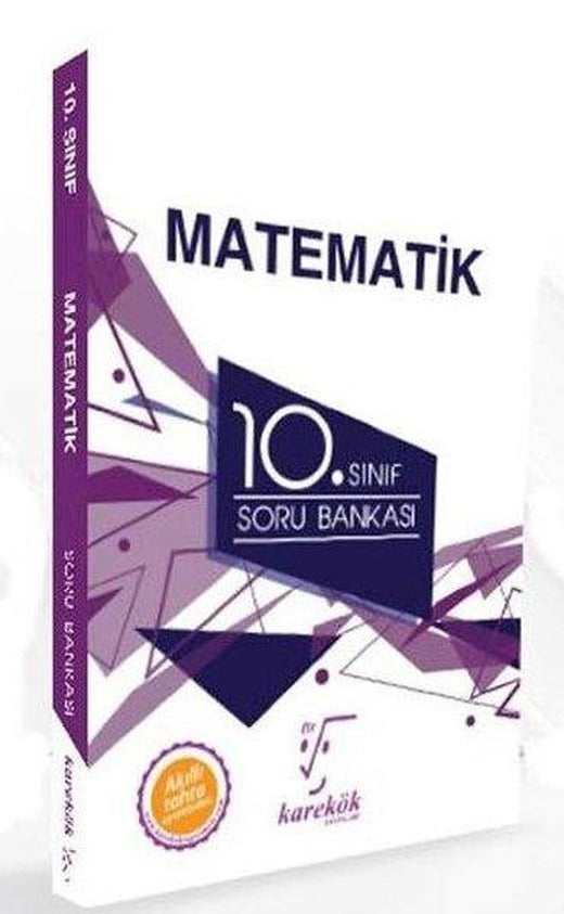 2021 10. Sınıf Matematik Soru Bankası | Karekök Eğitim Yayın (İnce Kapak)