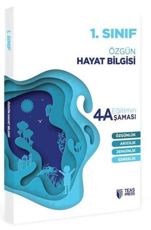 1.Sınıf Hayat Bilgisi Eğitimin 4 Aşaması | Teas Press Eğitim (İnce Kapak)