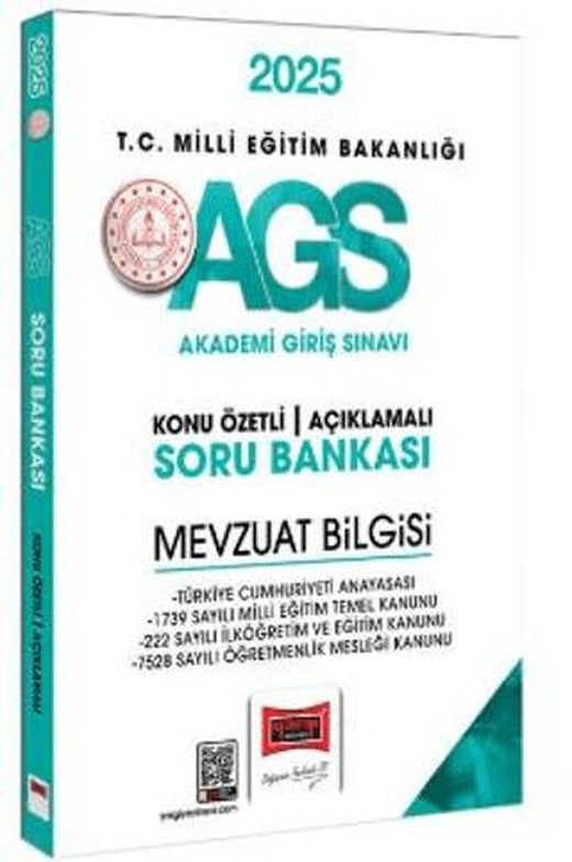 2025 MEB-AGS Mevzuat Bilgisi Konu Özetli Açıklamalı Soru Bankası