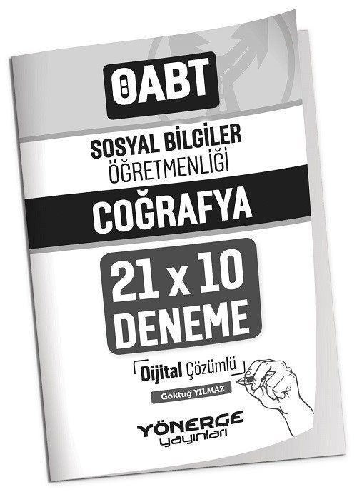 ÖABT Sosyal Bilgiler Öğretmenliği Coğrafya 21x12 Deneme Çözümlü