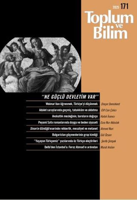 Toplum ve Bilim Dergisi Sayı: 171/ 2025 | İletişim Yayınevi (Ciltsiz)