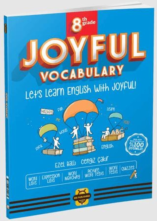 8. Sınıf Joyful Vocabulary Book | Bee Publishing (Ciltsiz)