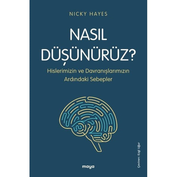 Nasıl Dusunurüz? Hislerimizin ve Davranışlarımızın Ardındaki Sebepler | Maya Kitap (İnce Kapak)