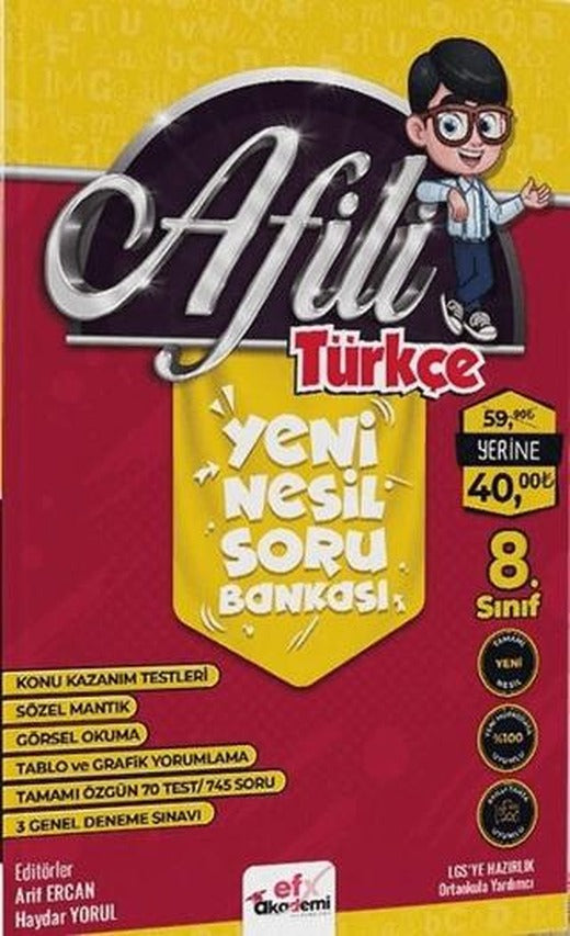 8. Sınıf Afili Türkçe Yeni Nesil Soru Bankası
