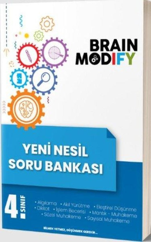 4. Sınıf Yeni Nesil Soru Bankası | Brain Modify (İnce Kapak)