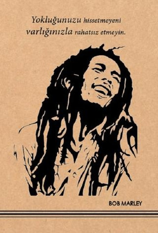 Bob Marley Kraft Defter | Aylak Adam Kültür Sanat Yayıncılık