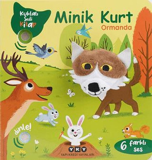 Minik Kurt Ormanda (Kuklalı Sesli Kitap) | Yapı Kredi Yayınları (Ciltsiz)