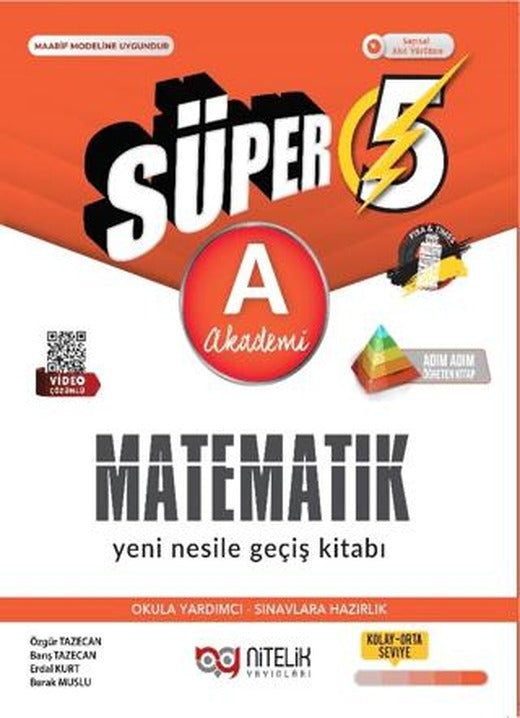 5. Sınıf Süper Matematik A Yeni Nesile Geçiş Kitabı