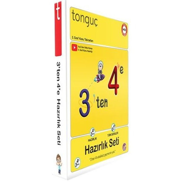 3'ten 4'e Hazırlık Seti | Tonguç Akademi (İnce Kapak)