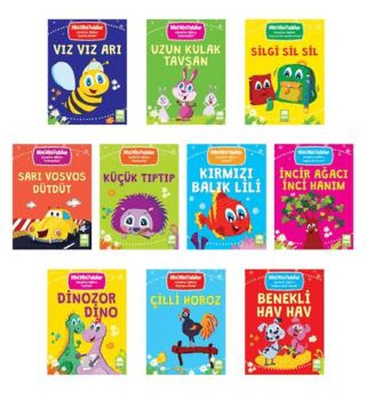 Mini Mini Fabllar Karakter Geliştiren Masallar (10 Kitap Takım)