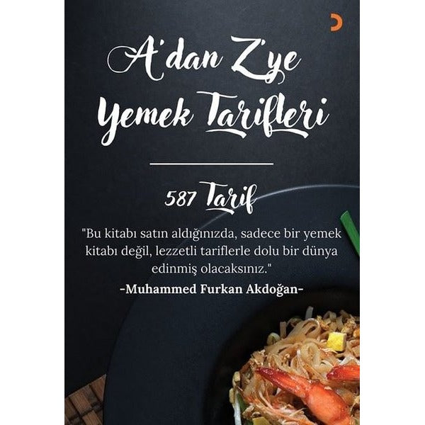 A'dan Z'ye Yemek Tarifleri - 587 Tarif | Cinius (İnce Kapak)