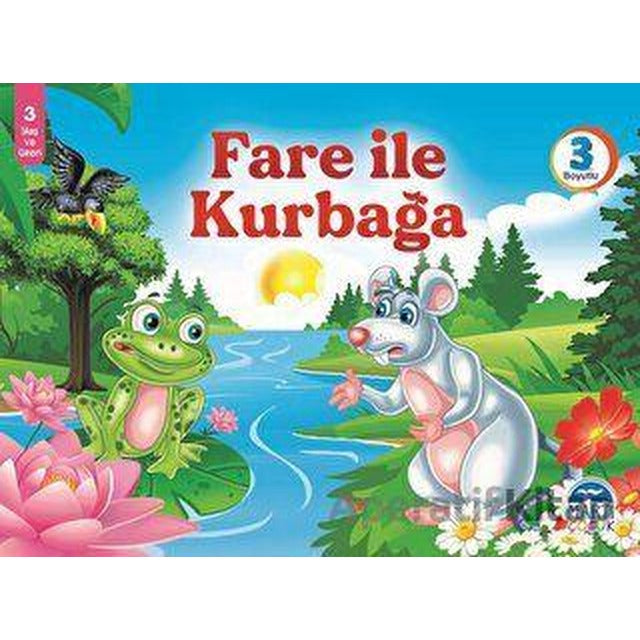Fare ile Kurbağa - 3 Boyutlu Kitap - Mehmet Orhan - Martı Çocuk Yayınları | Martı Çocuk Yayınları