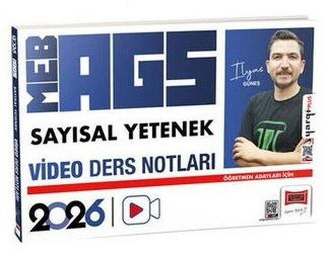 2026 MEB - AGS Öğretmen Adayları İçin Sayısal Yetenek Video Ders Notları | Yargı Yayınları (İnce Kapak)